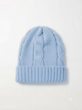 CAPPELLINO IN MAGLIA DI PURO COTONE CON MOTIVO A TRECCE BEBE' DI ALMY