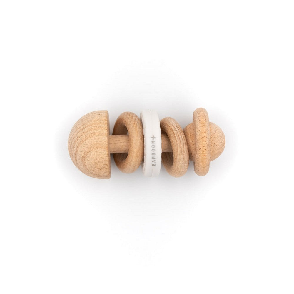 SONAGLIO IN LEGNO E SILICONE - Bianco