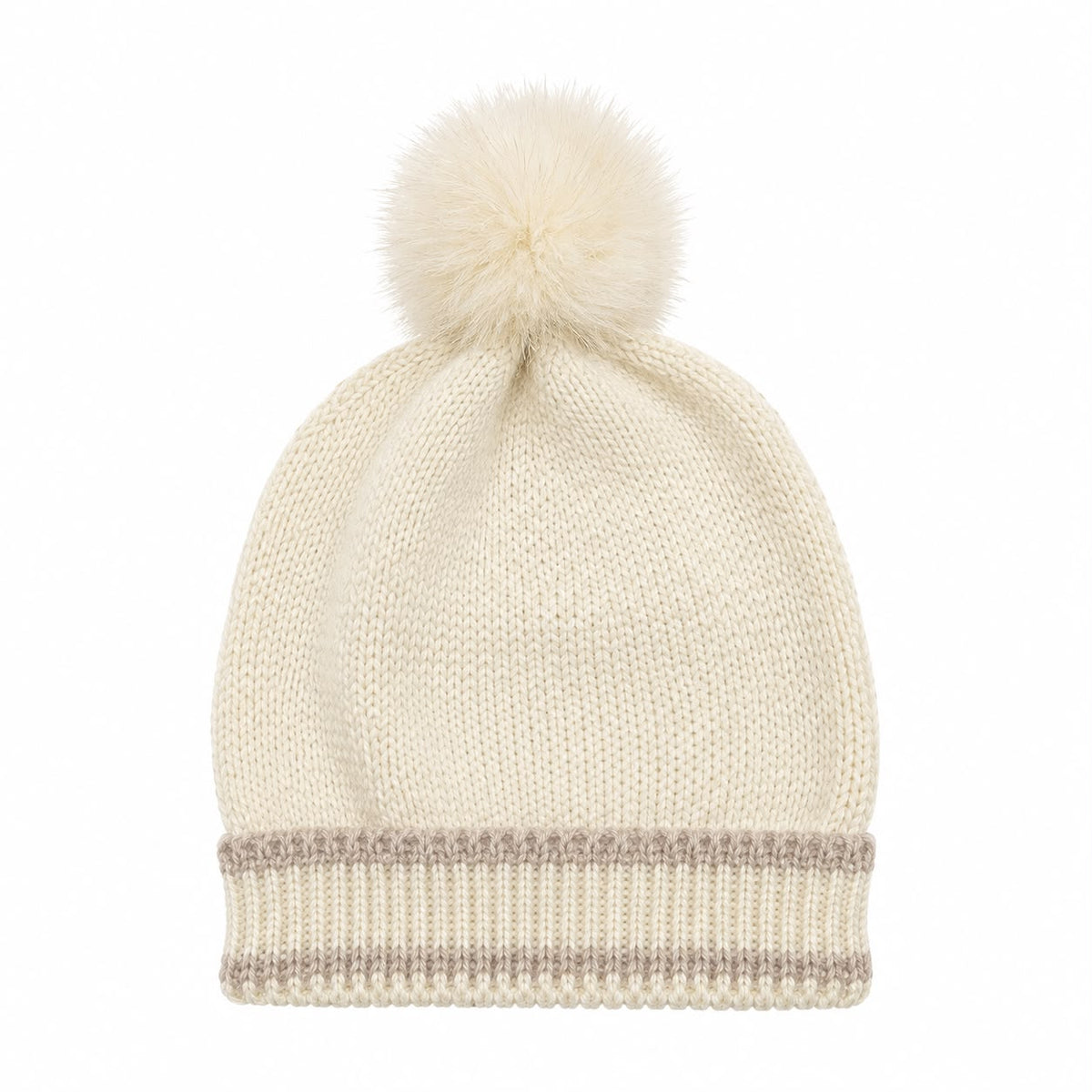 CAPPELLINO IN MAGLIA CON POMPON LES JOIES