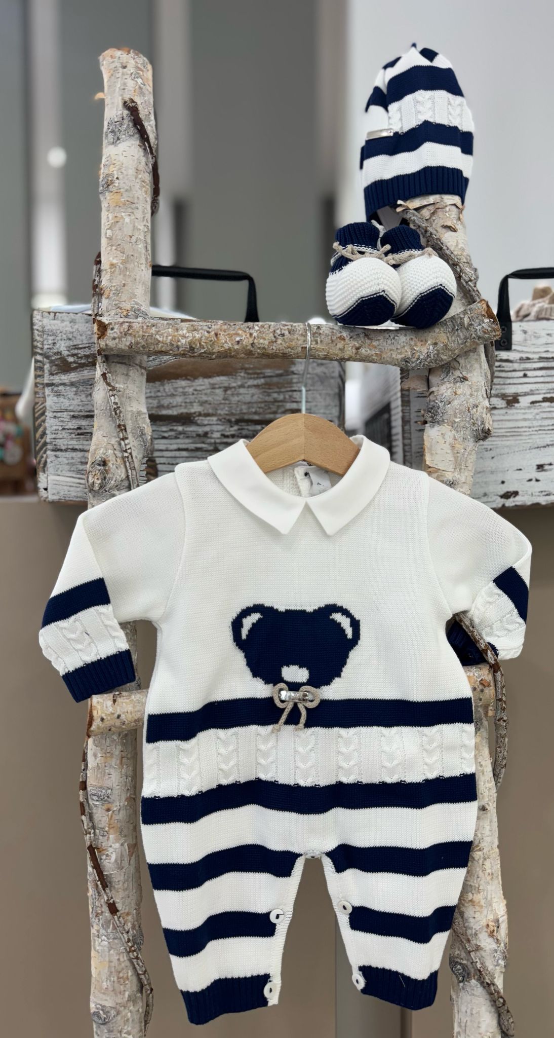 SET CORREDINO IN FILO CON ORSETTO, TUTINA, CAPPELLINO E BABBUCCE
