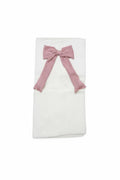 COPERTINA IN FILO CON FIOCCO BEBE' DI ALMY