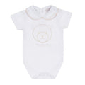 BODY CON COLLETTO BIANCO