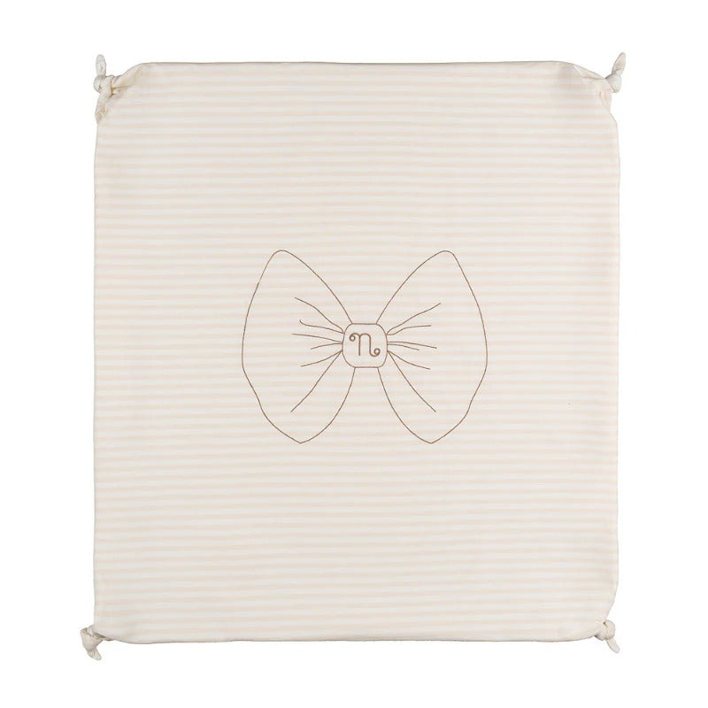 COPERTA A RIGHE CON FIOCCO NANAN