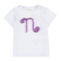 T-SHIRT CON PETALI LILLA NANAN