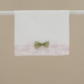 SET LENZUOLA 3 PEZZI CON FIORI E FIOCCO NINNAOH