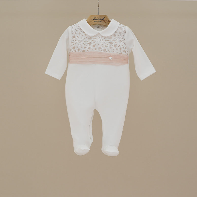 TUTINA CON RICAMO E FASCIA NINNAOH