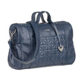 BORSA DA PASSEGGIO TRAPUNTATA BLU