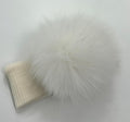 FASCIA IN TESSUTO 1 POMPON VOLPE