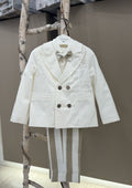 COMPLETO 5 PEZZI BUFI ELEGANTE IN COTONE CERIMONIA