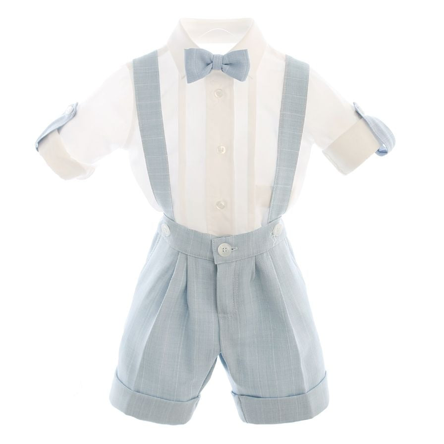 COMPLETO BABY CERIMONIA CON SALOPETTE E CAMICIA BUFI