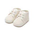 SCARPINE BABY IN LINO E COTONE BUFI