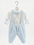 COMPLETO NEONATO 4 PEZZI IN LINO BUFI