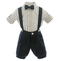 COMPLETO BABY CERIMONIA CON SALOPETTE E CAMICIA BUFI