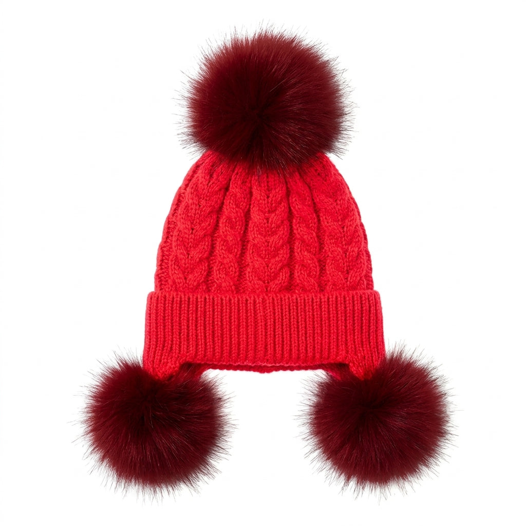 CAPPELLI BABY 3 PON PON MODELLO PERUVIANO VERA VOLPE