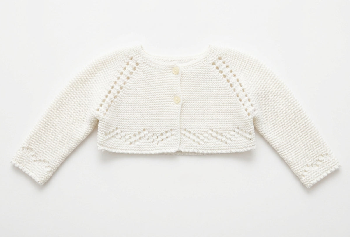 CARDIGAN CORTO PER BAMBINO MICOLINO