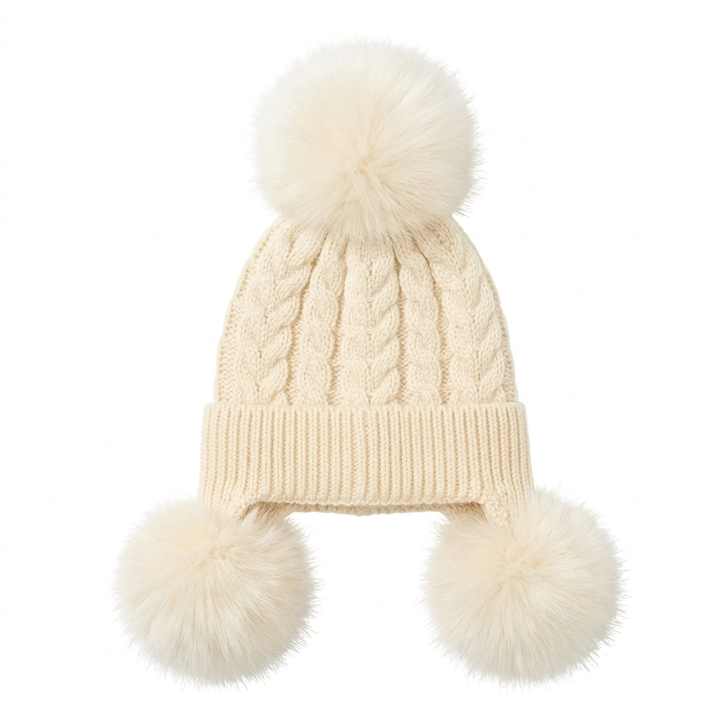 CAPPELLI BABY 3 PON PON MODELLO PERUVIANO VERA VOLPE