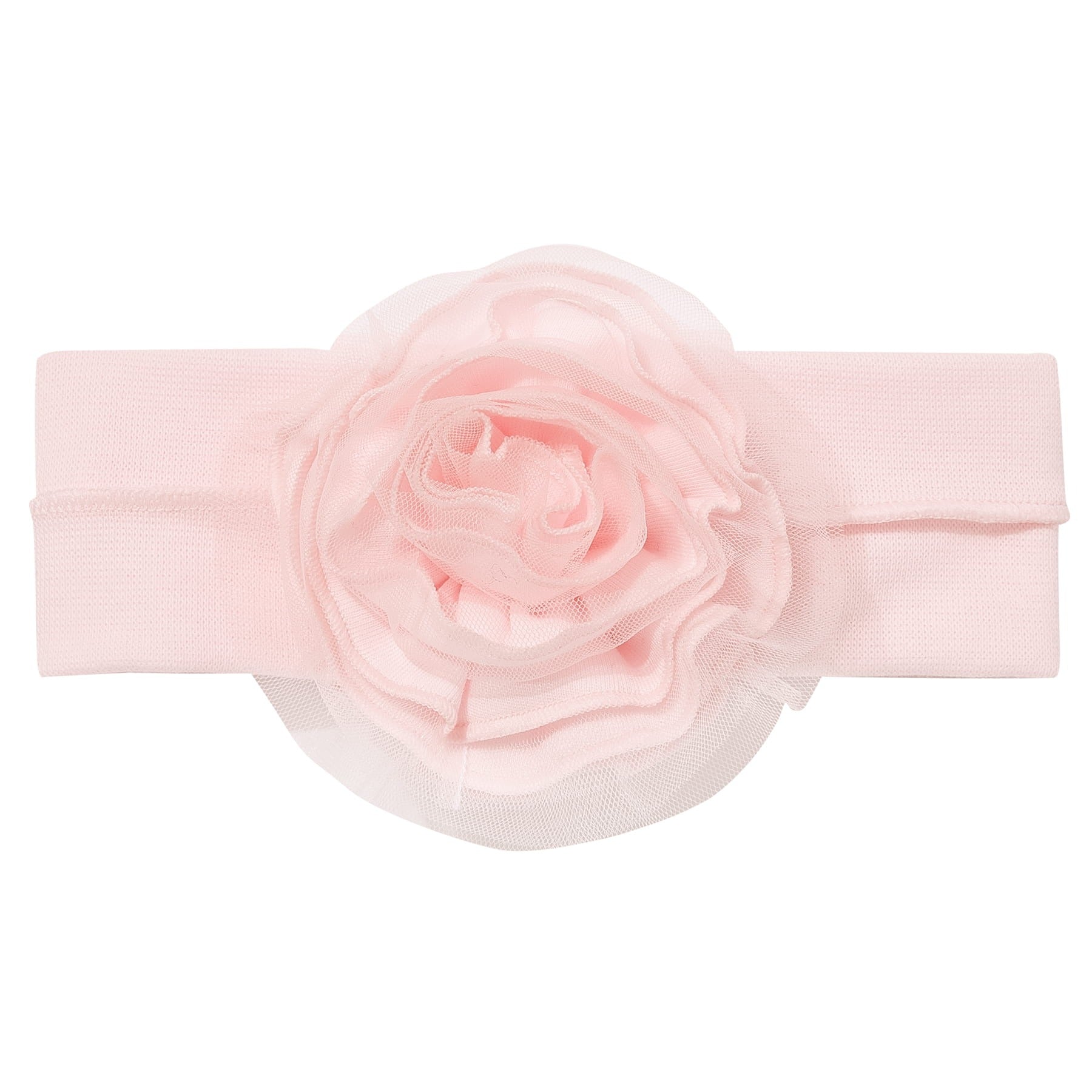 FASCIA PER CAPELLI CON FIORE IN TULLE SOFIJA