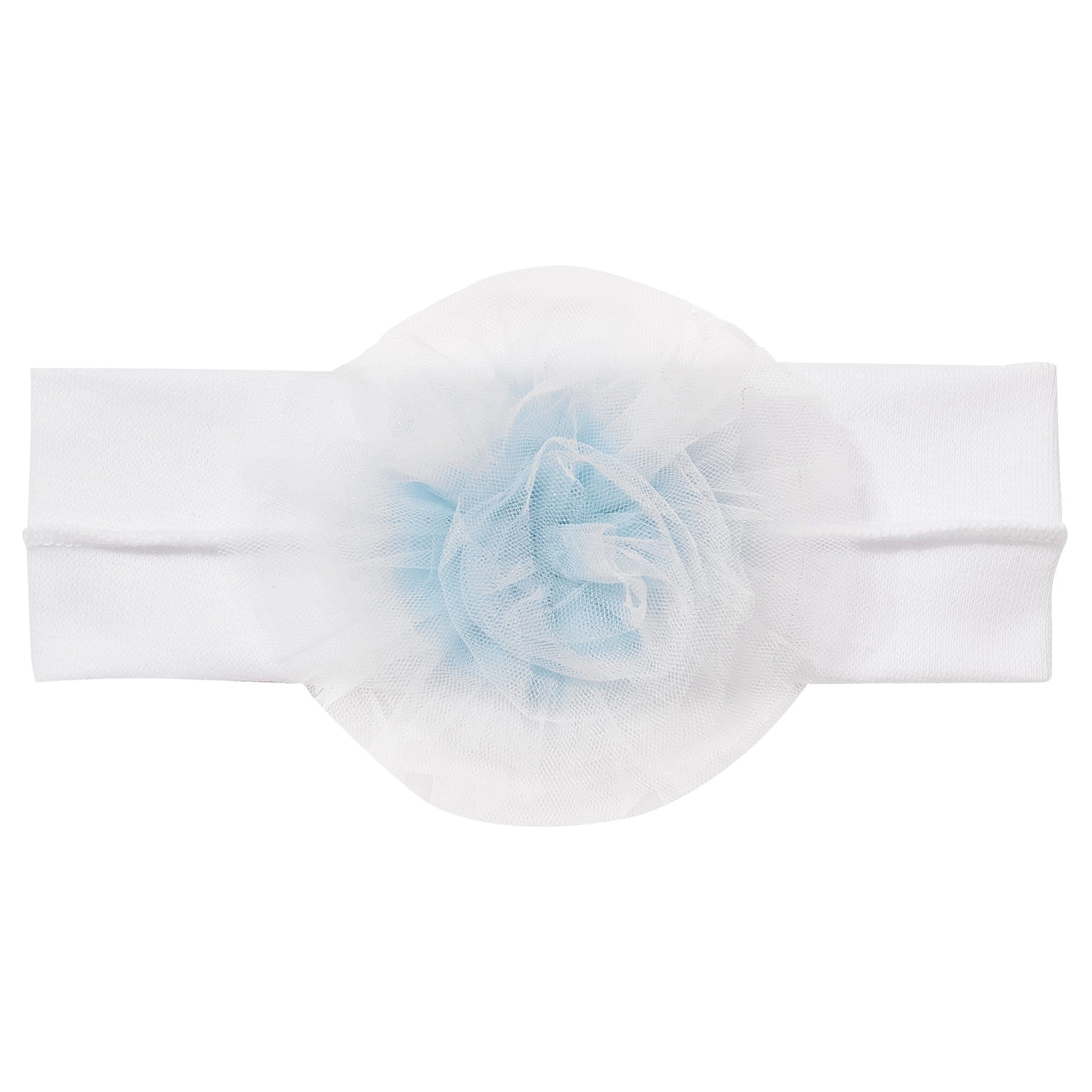 FASCIA PER CAPELLI CON FIORE IN TULLE SOFIJA