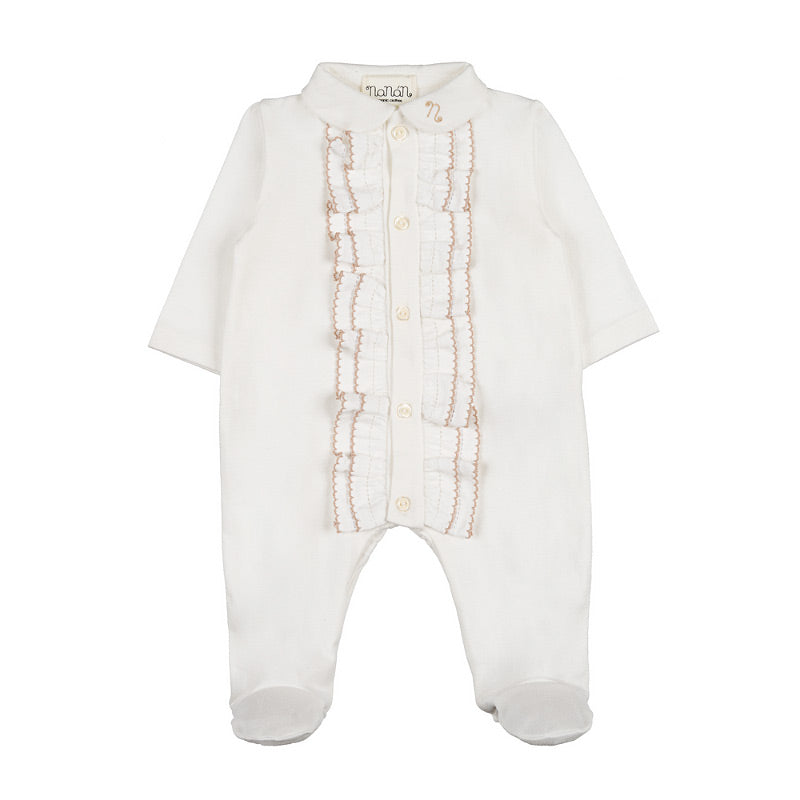 TUTINA APERTA DAVANTI CON ROUCHES