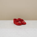 BALLERINA NEONATA IN VELLUTO CON CUORE NINNAOH