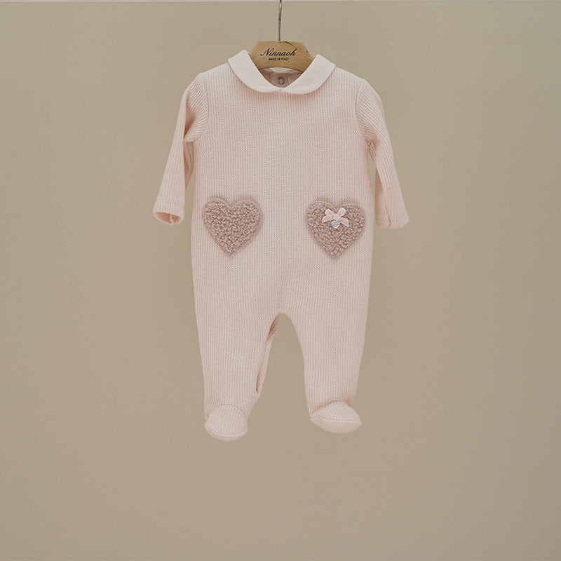 TUTINA IN COTONE CON CUORI NINNAOH