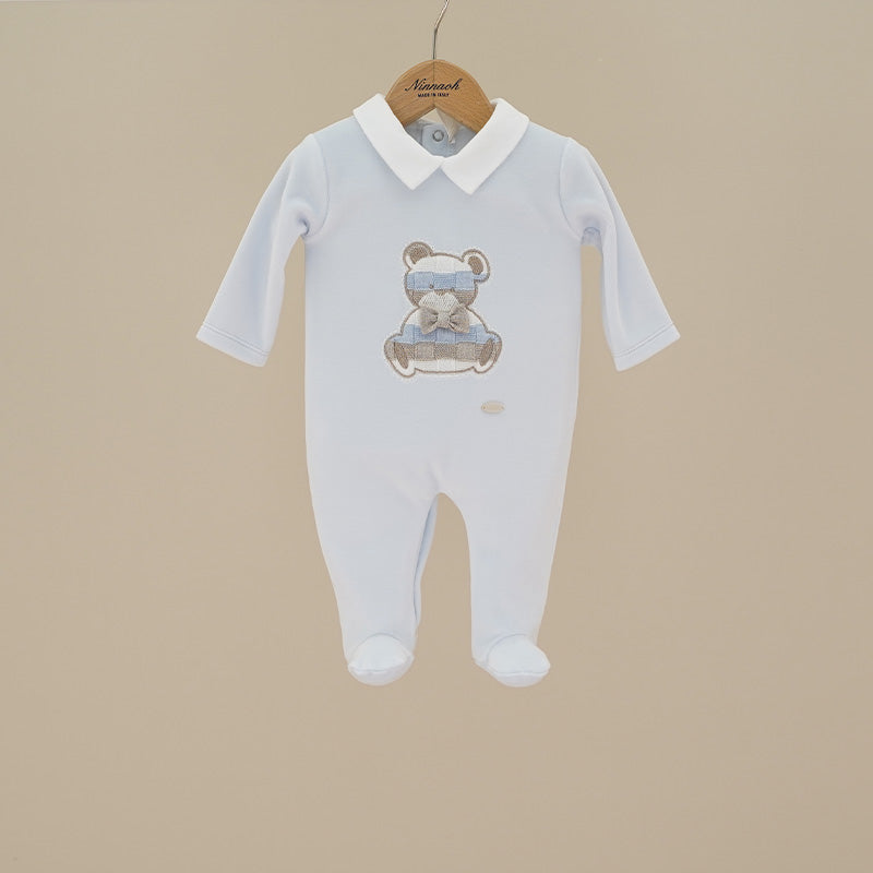 TUTINA NEONATO IN CALDO COTONE ORSETTO NINNAOH
