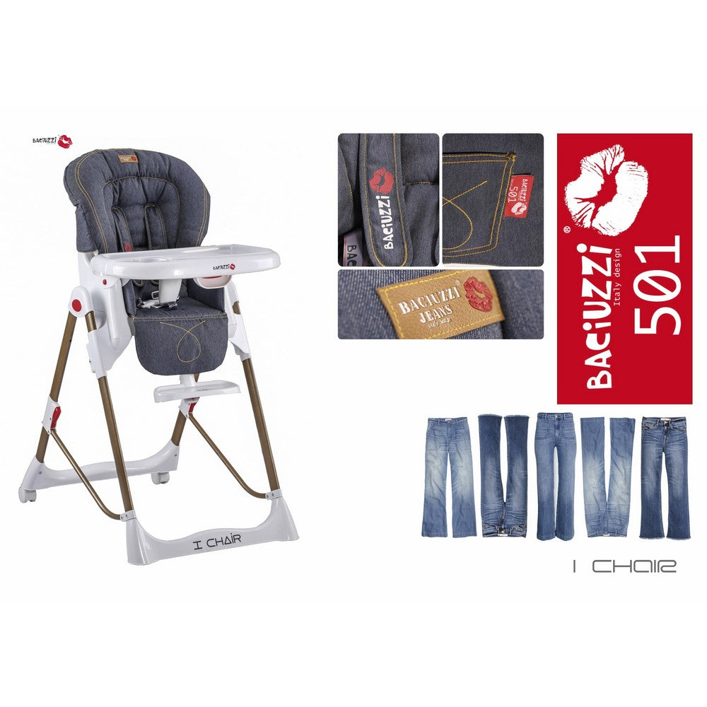 SEGGIOLONE I CHAIR 501 JEANS BACIUZZI
