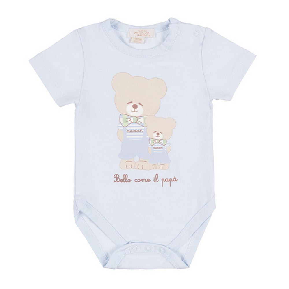 BODY "BELLO COME PAPA'" Azzurro
