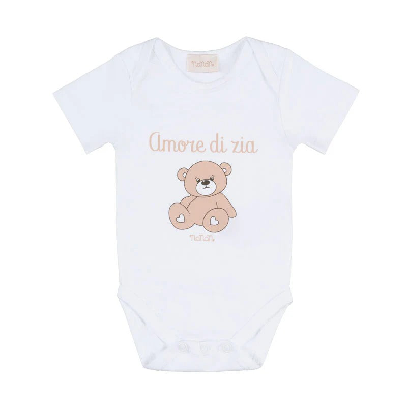 BODY CON SCRITTA "AMORE DI ZIA" NANAN