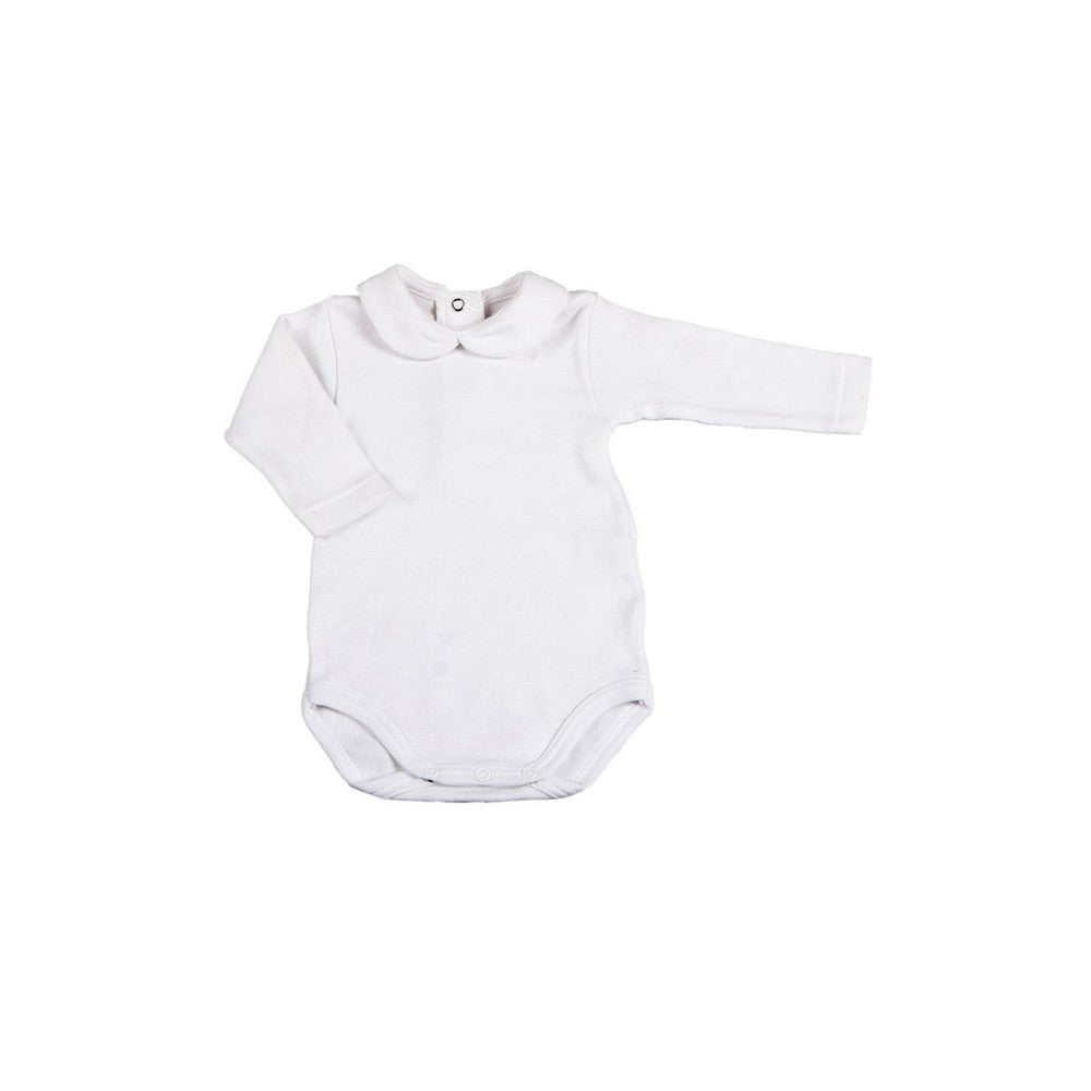 BODY MANICA LUNGA CON COLLETTO - 100% CALDO COTONE