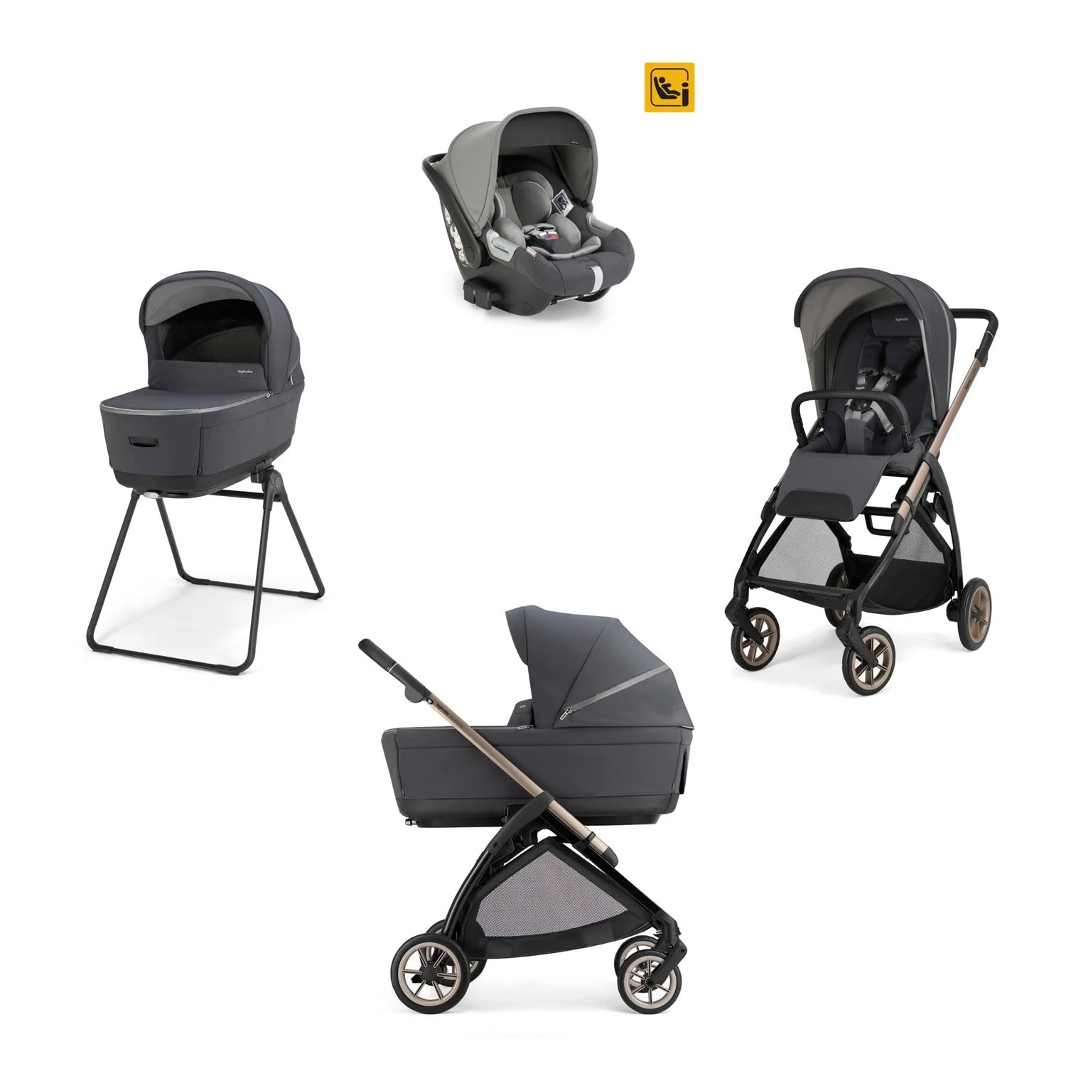 TRIO ELECTA DARWIN GARAGE GREY INGLESINA
