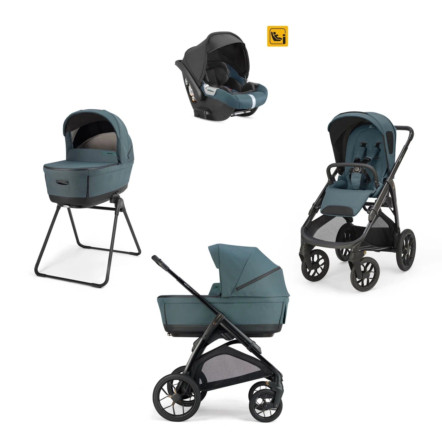 TRIO SYSTEM QUATTRO APTICA XT  DARWIN HIMALAYA BLUE INGLESINA