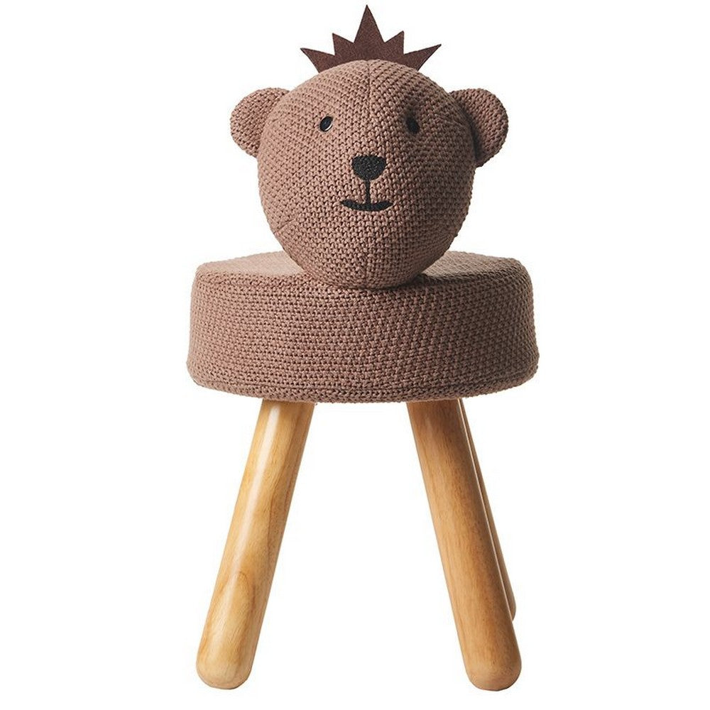 SGABELLO YOGI MARRONE