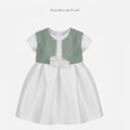 VESTITINO CERIMONIA CON FIORE LA SARTORIA DEI PICCOLI
