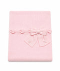 COPERTINA IN MAGLIA CON FIOCCO RICAMATO BABY LORD