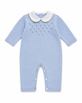 TUTINA IN MAGLIA CON RICAMO A NIDO D'APE BABY LORD
