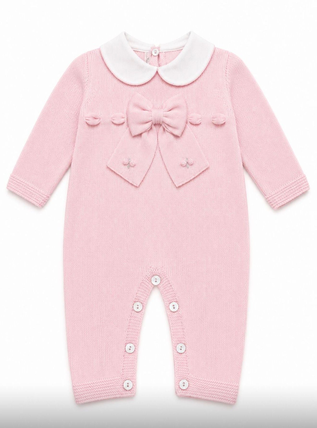 TUTINA IN MAGLIA CON FIOCCO E DETTAGLI BABY LORD