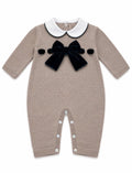 TUTINA IN MAGLIA CON FIOCCO IN VELLUTO BABY LORD