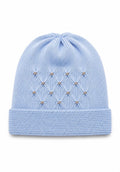 CAPPELLINO IN MAGLIA CON RICAMO A NIDO D'APE BABY LORD