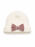 CAPPELLINO IN MAGLIA CON FIOCCO IN VELLUTO BABY LORD