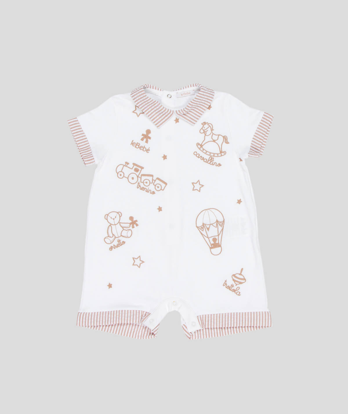PAGLIACCETTO NEONATO CON DISEGNI LE BEBE'