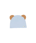 CAPPELLINO IN CALDO COTONE CON ORECCHIE LE BEBE'
