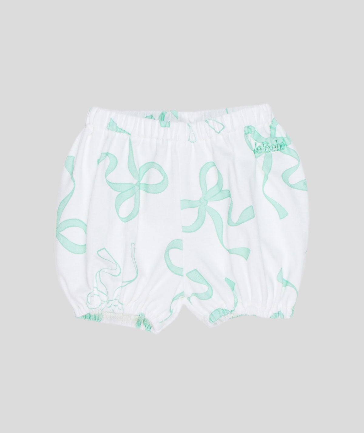 SHORTS NEONATA CON FIOCCHETTI LE BEBE'