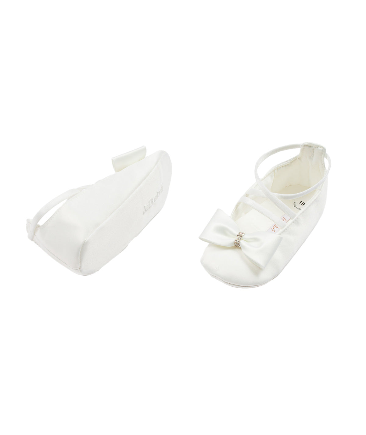 SCARPE NEONATA CON FIOCCO LE BEBE'