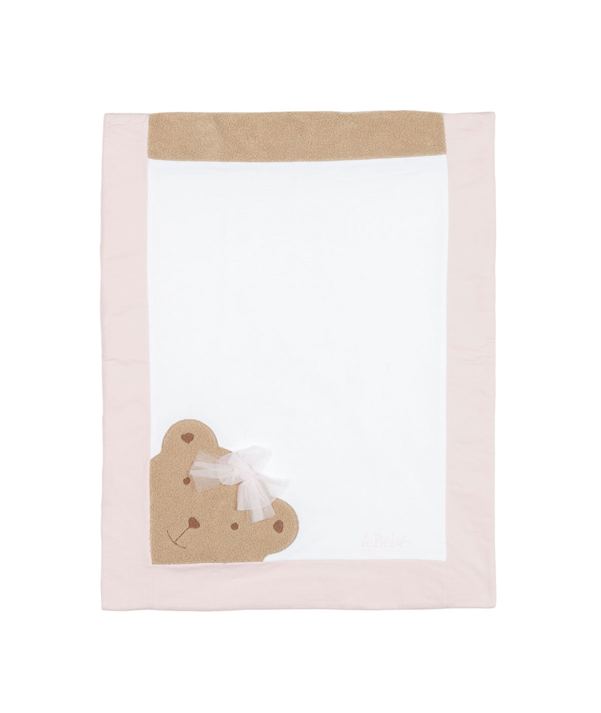 COPERTA NEONATA CON ORSETTO LE BEBE'