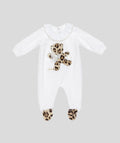 TUTINA TINTA UNITA CON FANTASIA MACULATA LE BEBE'