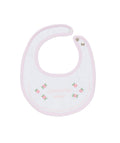 BAVETTA NEONATA CON ROSE LE BEBE'
