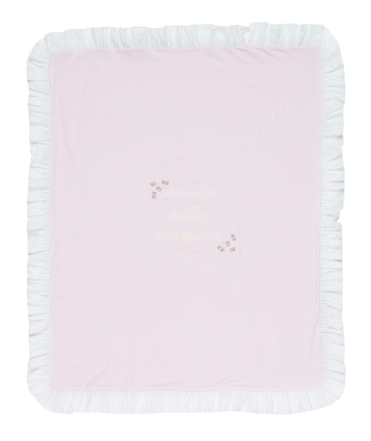 COPERTA NEONATA CON ROSE LE BEBE'