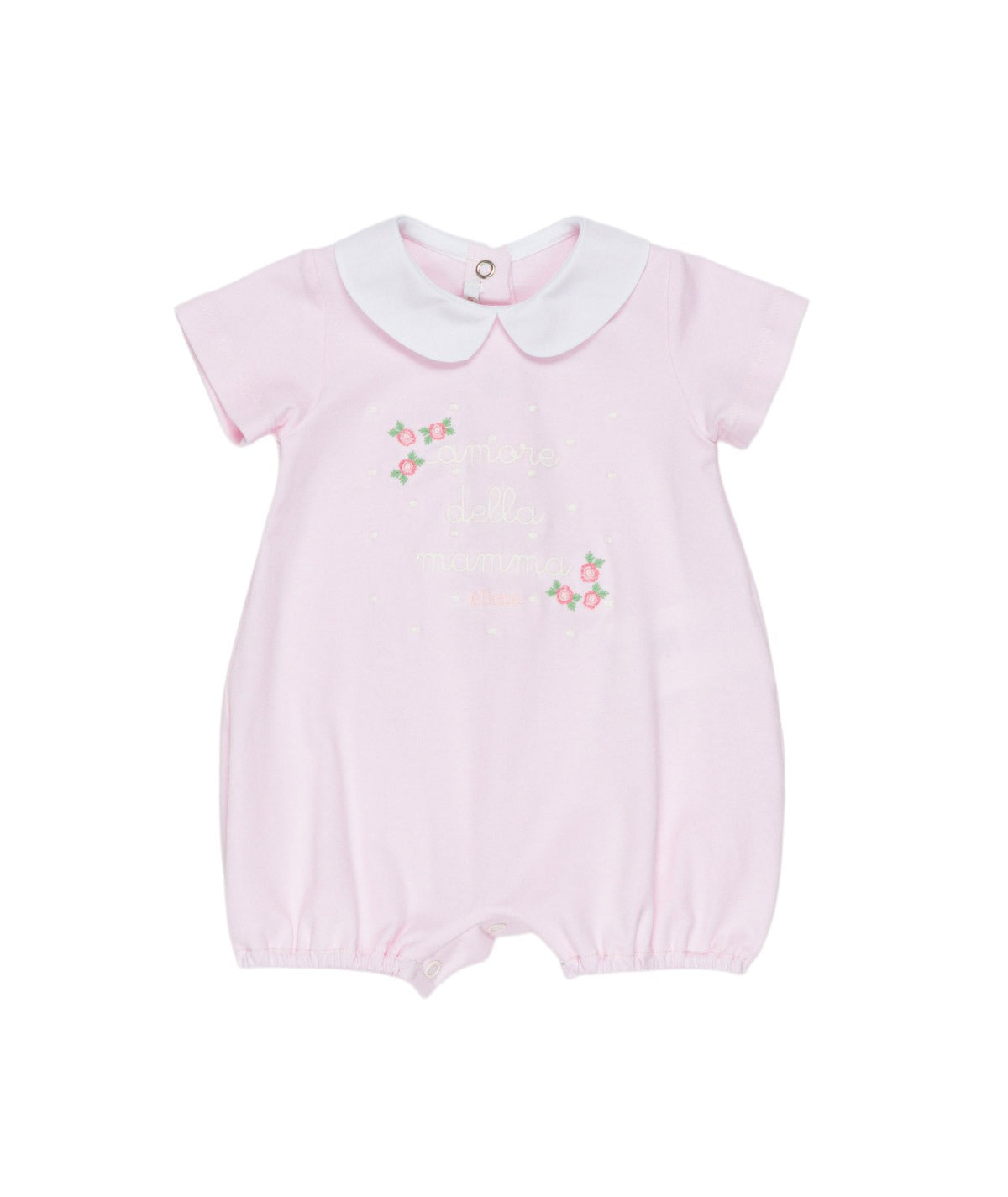 PAGLIACCETTO NEONATA CON ROSE LE BEBE'