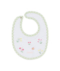 BAVETTA NEONATA CON FIORI LE BEBE'